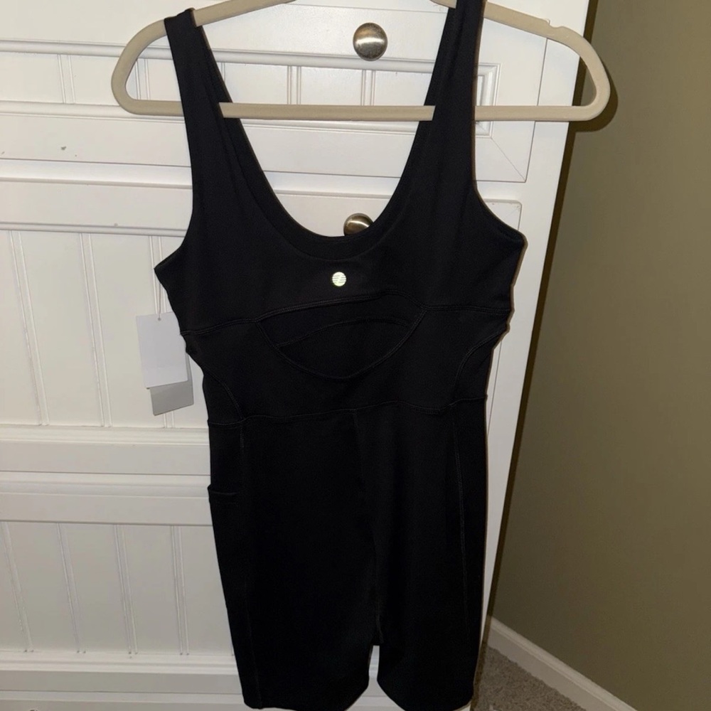 Zella Black Active Romper Sleeveless Jumpsuit Women’s Medium